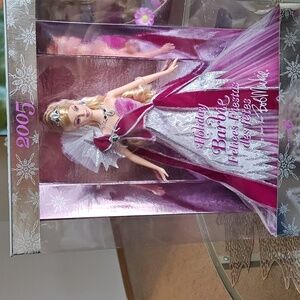 Barbie 2005 Holiday Doll in Purple and Gold Gown